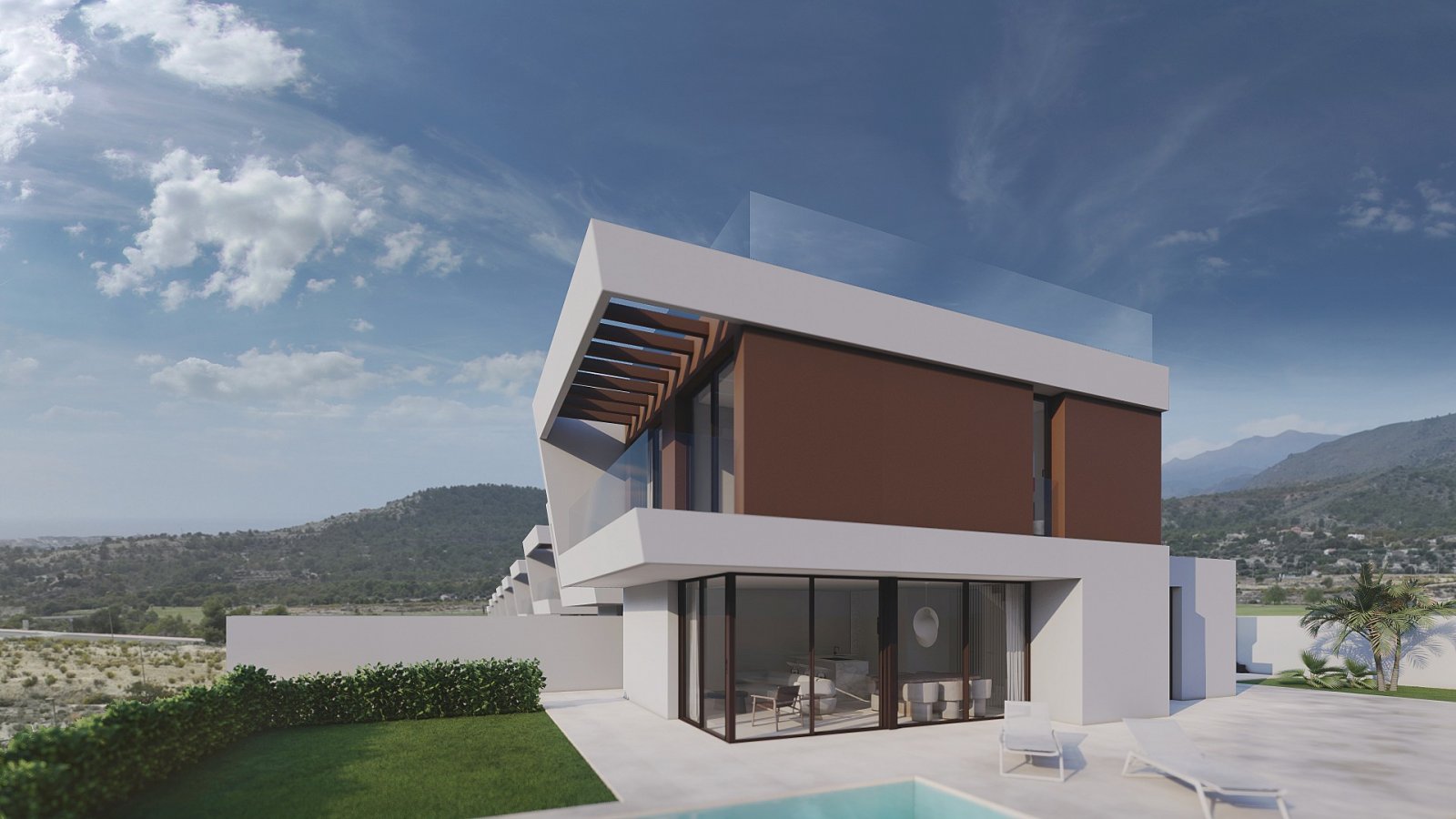 <p>Villa provided with 3 Bedrooms and 4 Bathrooms, private swimming pool and parking space on own plot. </p><p>Homes that perfectly combine the int...