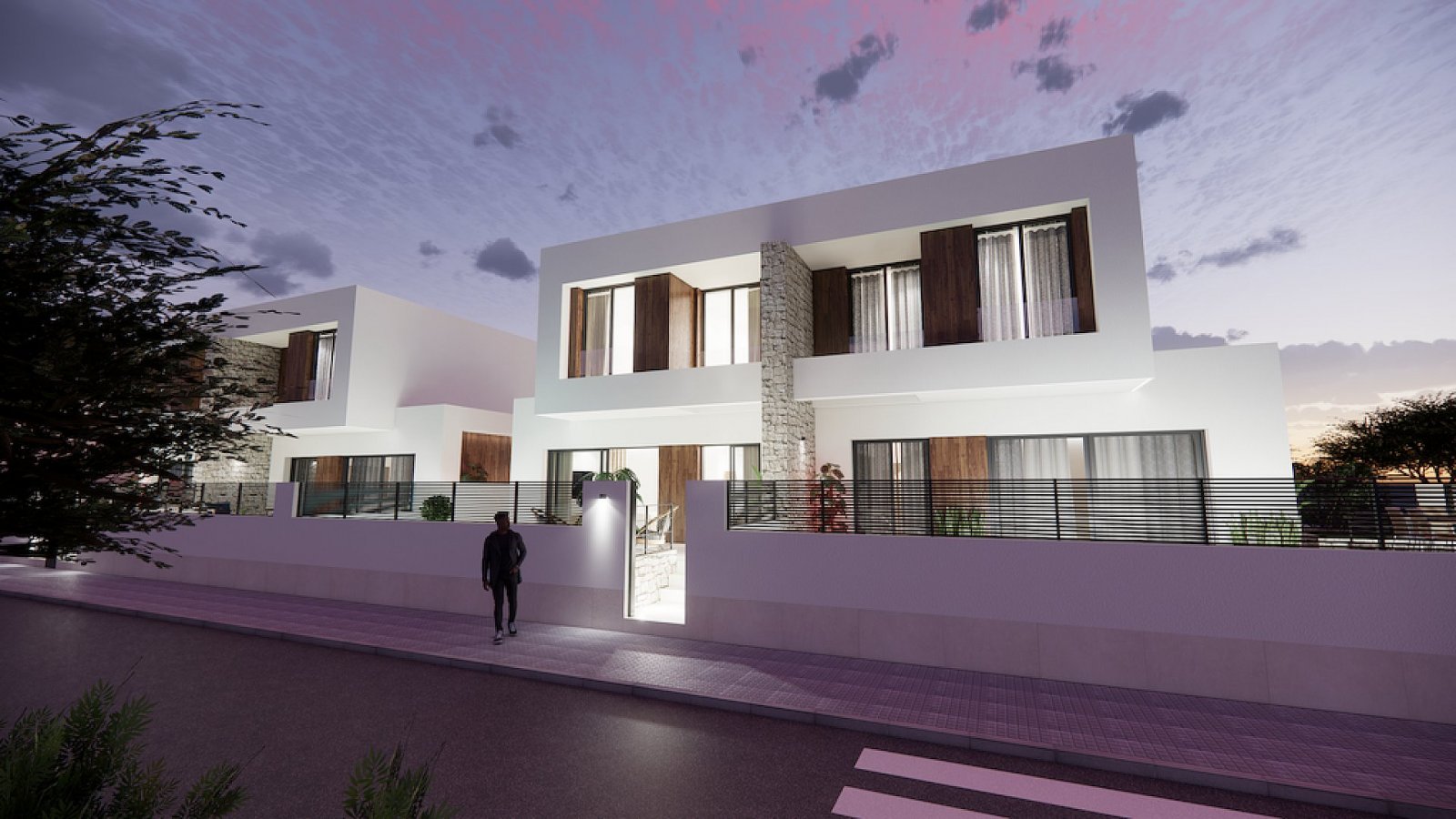 <p>Terraced villa provided with 3 Bedrooms and 3 Bathrooms, private swimming pool and parking space on own plot. </p><p>Small-scale complex with 8 ...