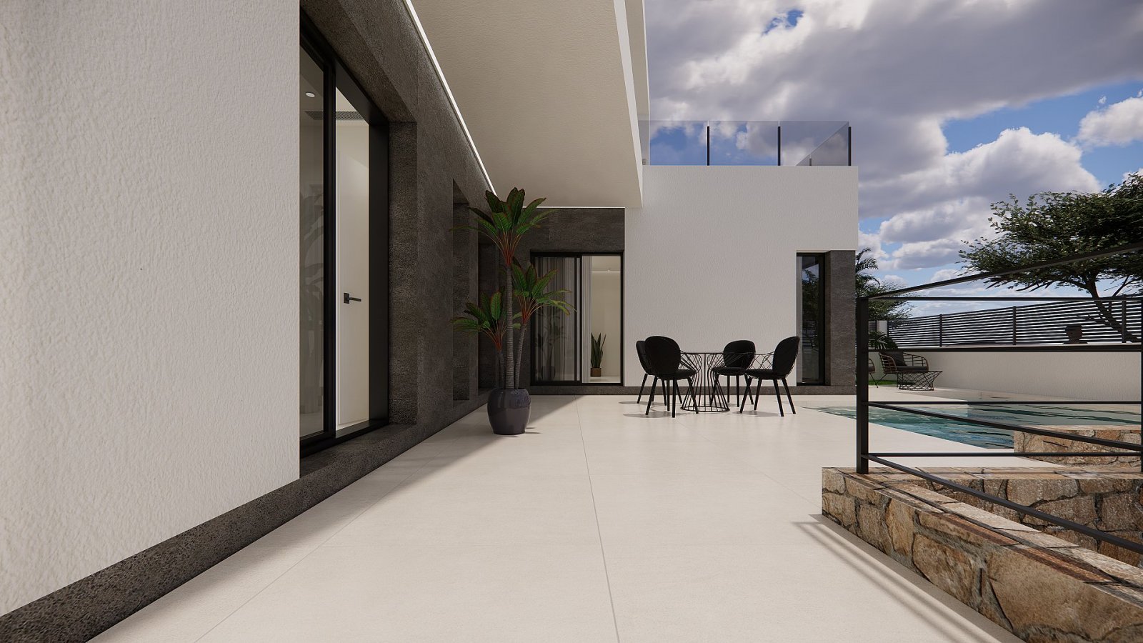 <p>Terraced villa provided with 3 Bedrooms and 3 Bathrooms, private swimming pool and parking space on own plot. </p><p>Located in charming Dolores...
