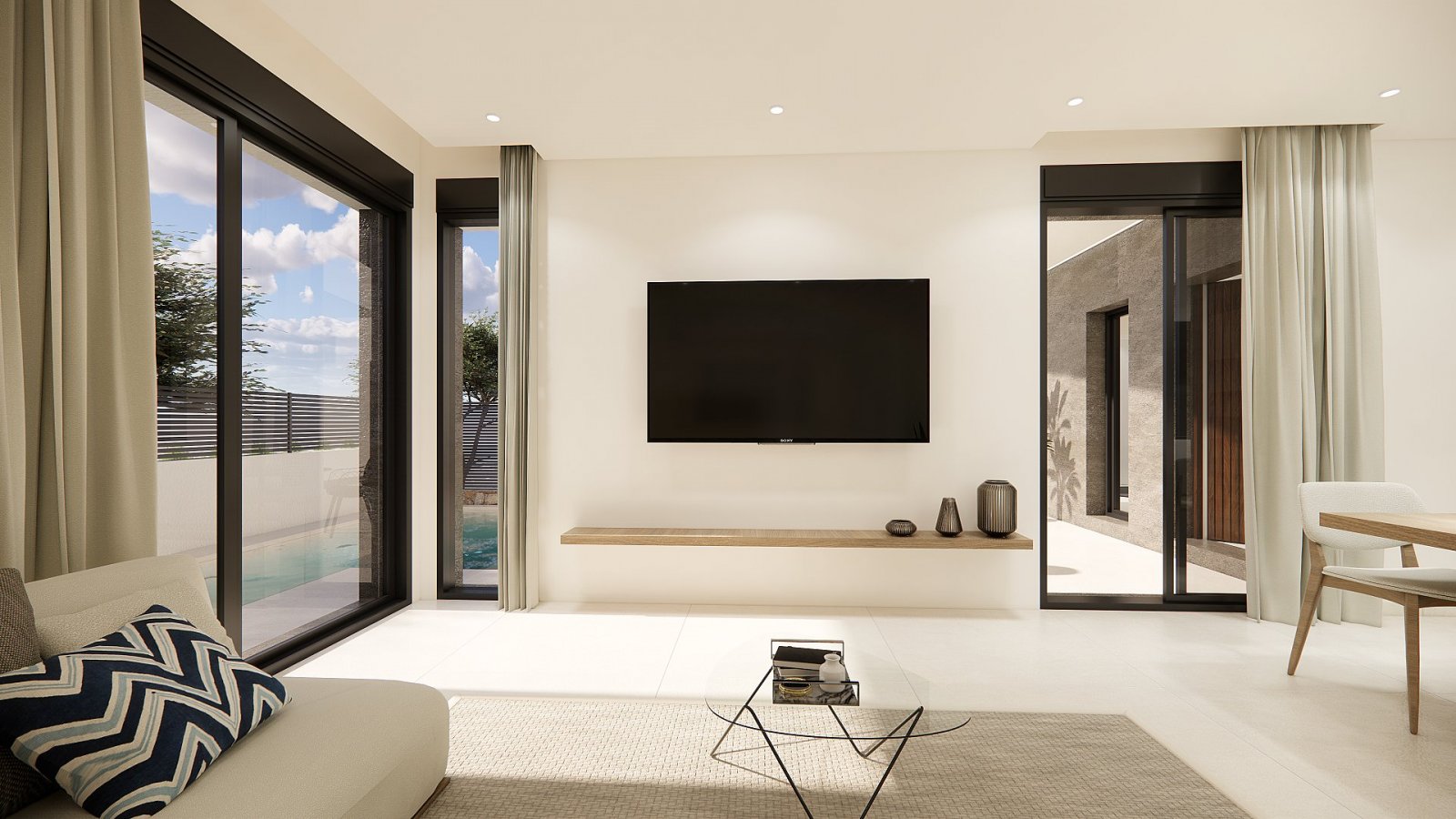 <p>Terraced villa provided with 3 Bedrooms and 3 Bathrooms, private swimming pool and parking space on own plot. </p><p>Located in charming Dolores...