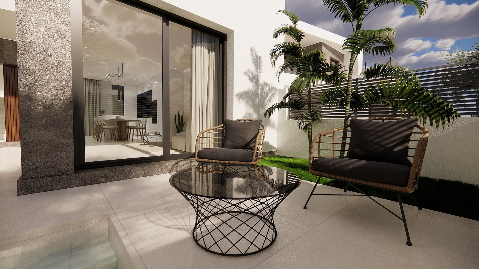 <p>Terraced villa provided with 3 Bedrooms and 3 Bathrooms, private swimming pool and parking space on own plot. </p><p>Located in charming Dolores...