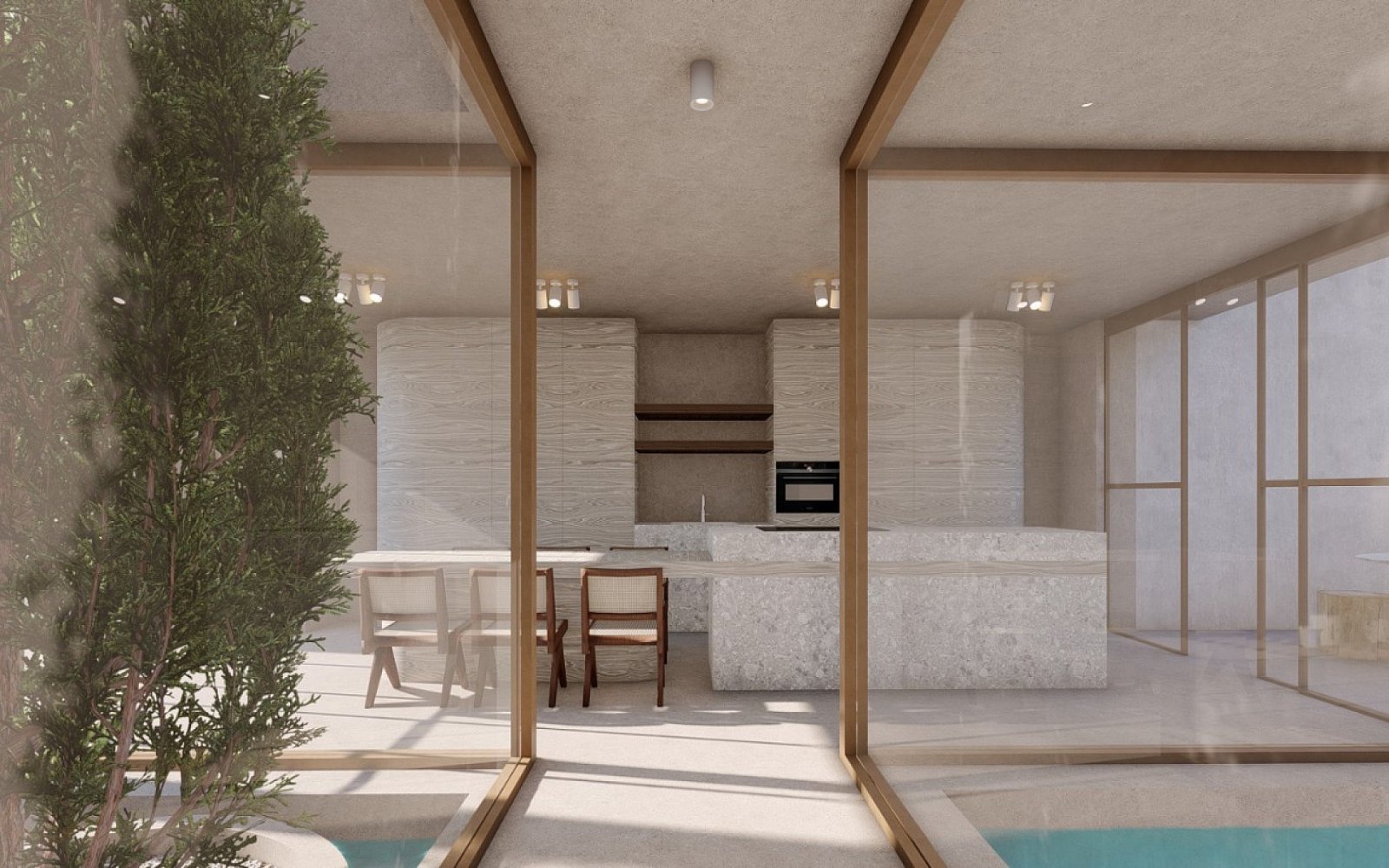<p>Terraced villa provided with 3 Bedrooms and 2 Bathrooms, private swimming pool and parking space on own plot. </p><p>Homes designed in a stylish...