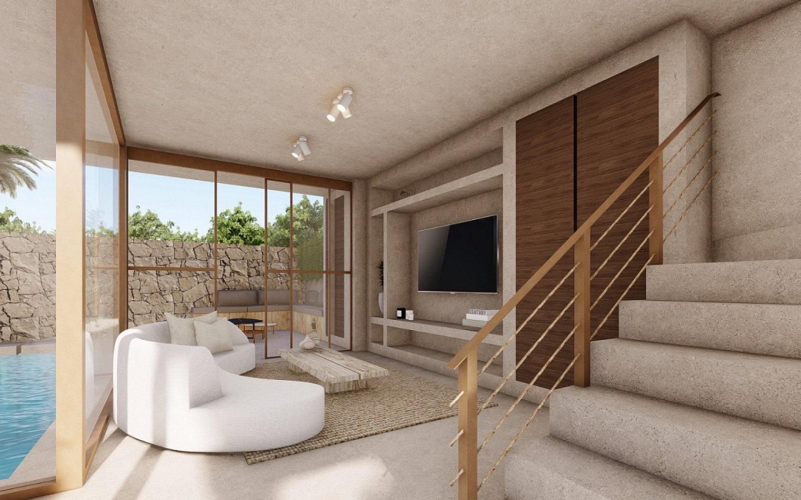 <p>Terraced villa provided with 3 Bedrooms and 2 Bathrooms, private swimming pool and parking space on own plot. </p><p>Homes designed in a stylish...