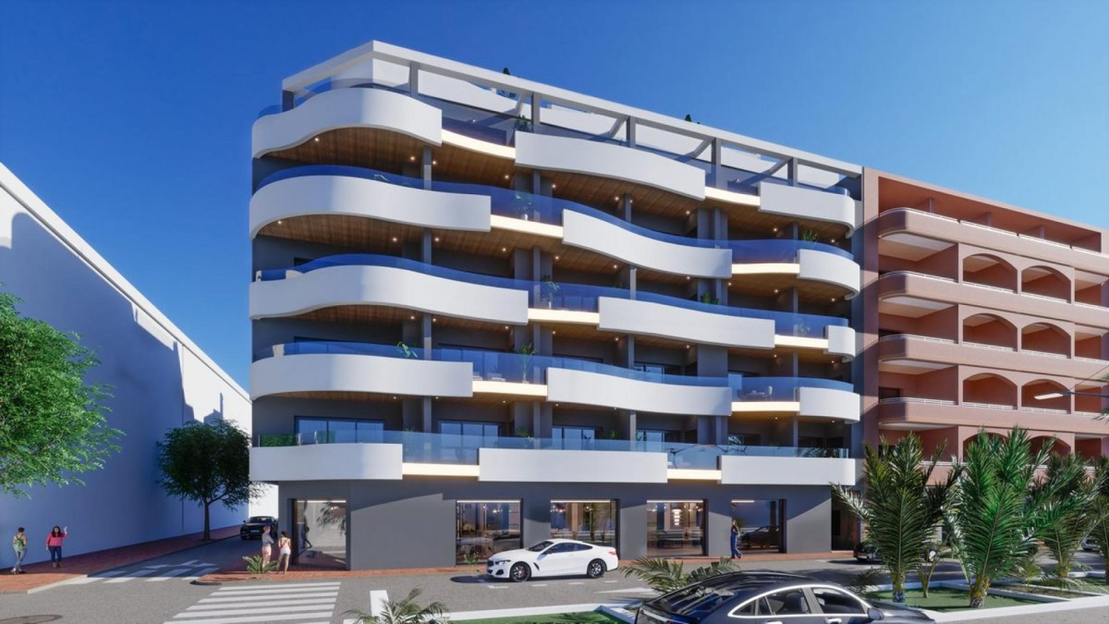 <p>Apartment with terrace provided with 2 Bedrooms and 2 Bathrooms, communal swimming pool and private garage. </p><p>Complex with a total of 34 ap...