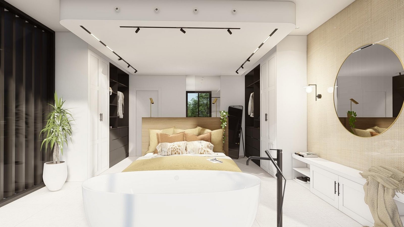 <p>Villa provided with 4 Bedrooms and 3 Bathrooms, private swimming pool and underground parking space with storage room. </p><p>Skyline V villas i...