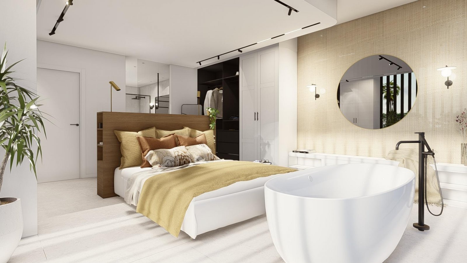 <p>Villa provided with 4 Bedrooms and 3 Bathrooms, private swimming pool and underground parking space with storage room. </p><p>Skyline V villas i...