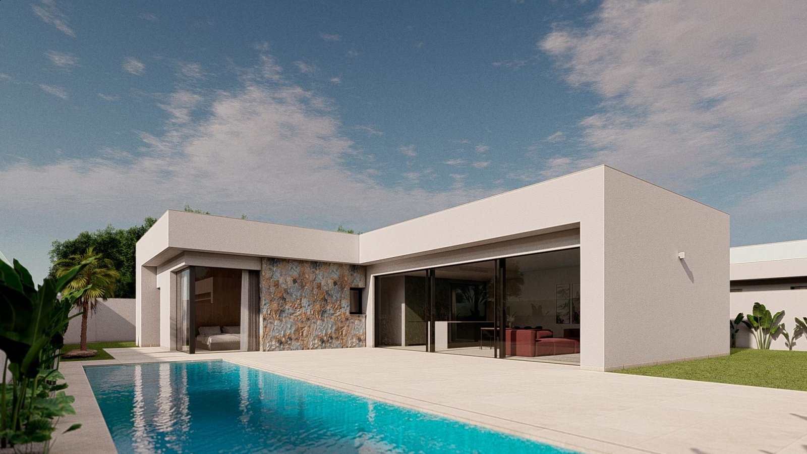 Los Alcazares: <p>Villa provided with 3 Bedrooms and 3 Bathrooms, private swimming pool and parking space on own plot. </p><p>Discover these beautiful villas, loc... 