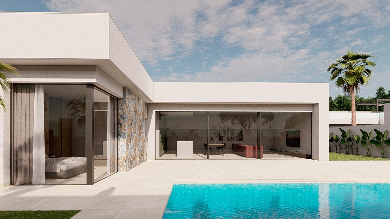 <p>Villa provided with 3 Bedrooms and 3 Bathrooms, private swimming pool and parking space on own plot. </p><p>Discover these beautiful villas, loc...