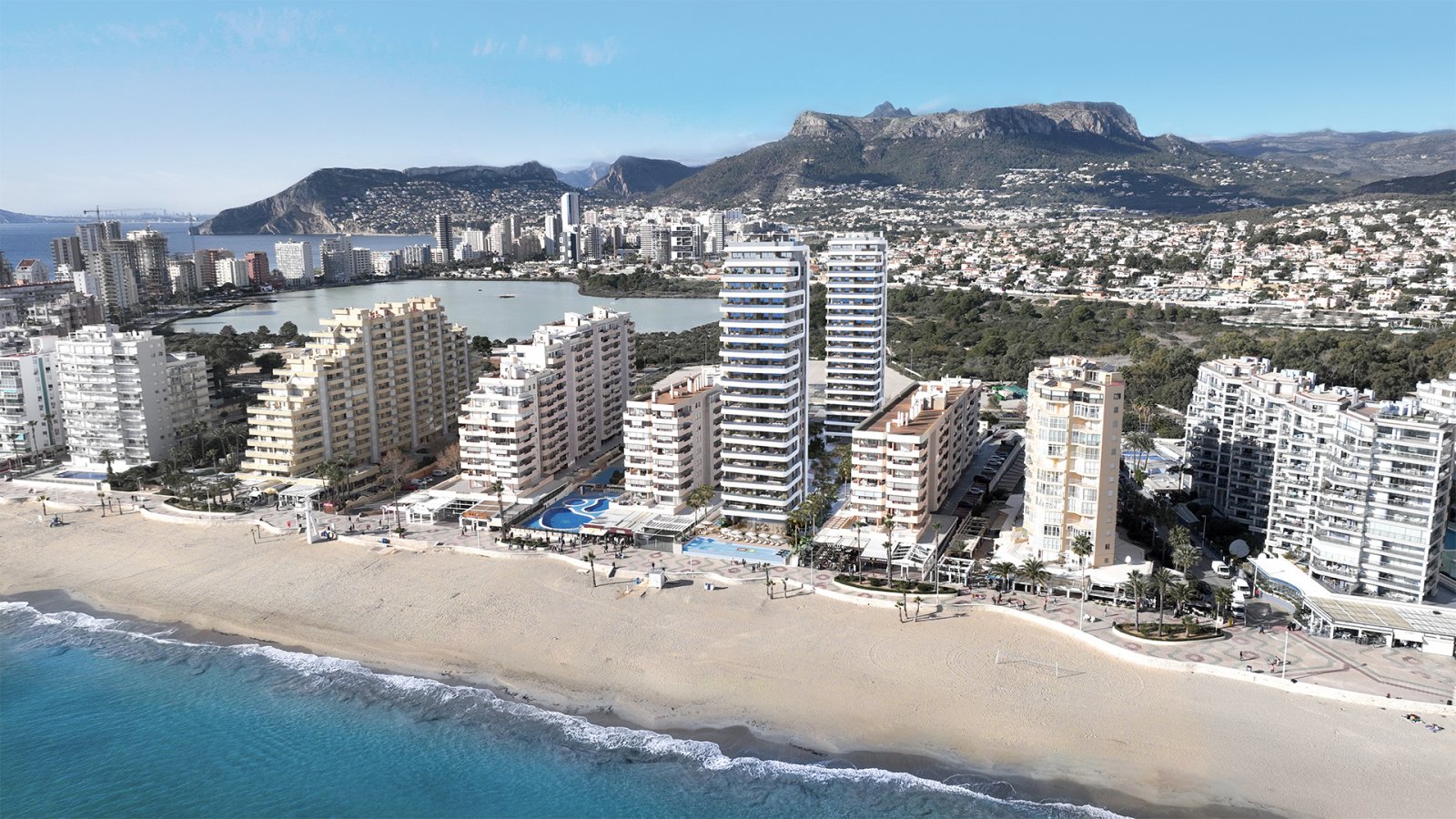 Calpe (Alicante): Strandnahe Apartments mit Resort-Charakter und Spa 