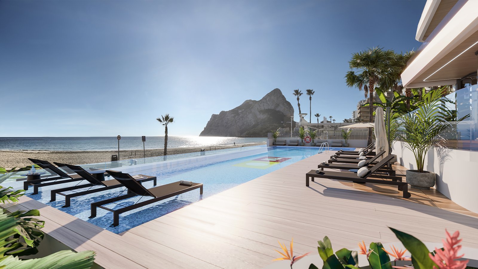 Strandnahe Apartments mit Resort-Charakter und Spa