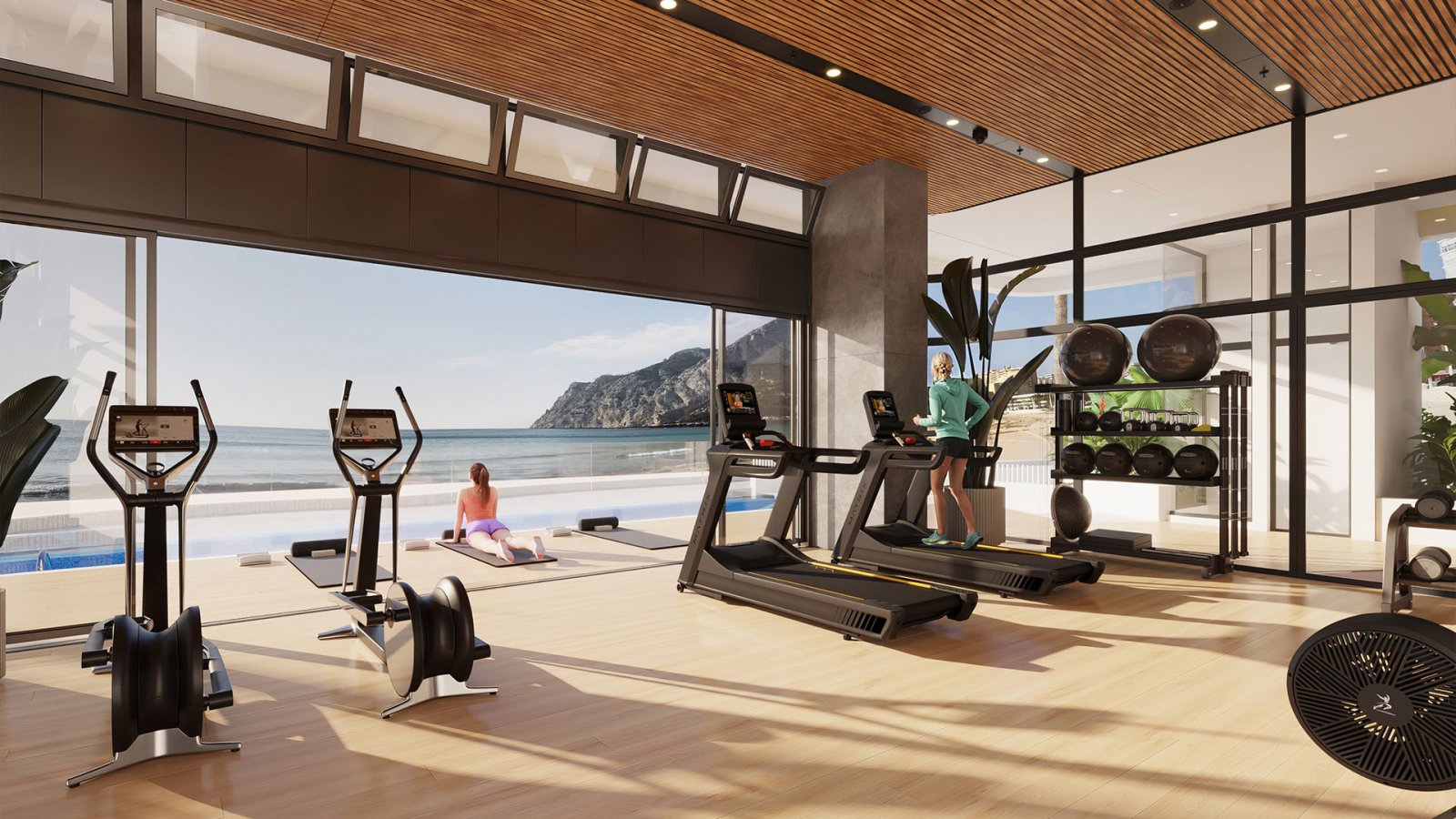 Strandnahe Apartments mit Resort-Charakter und Spa