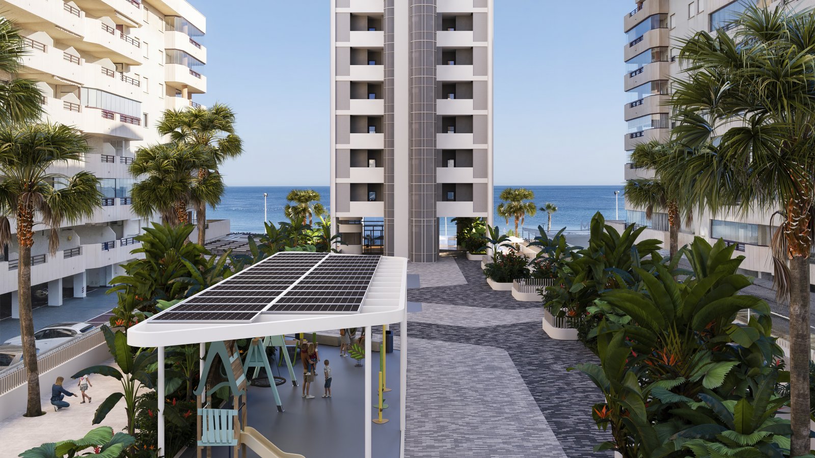 Strandnahe Apartments mit Resort-Charakter und Spa