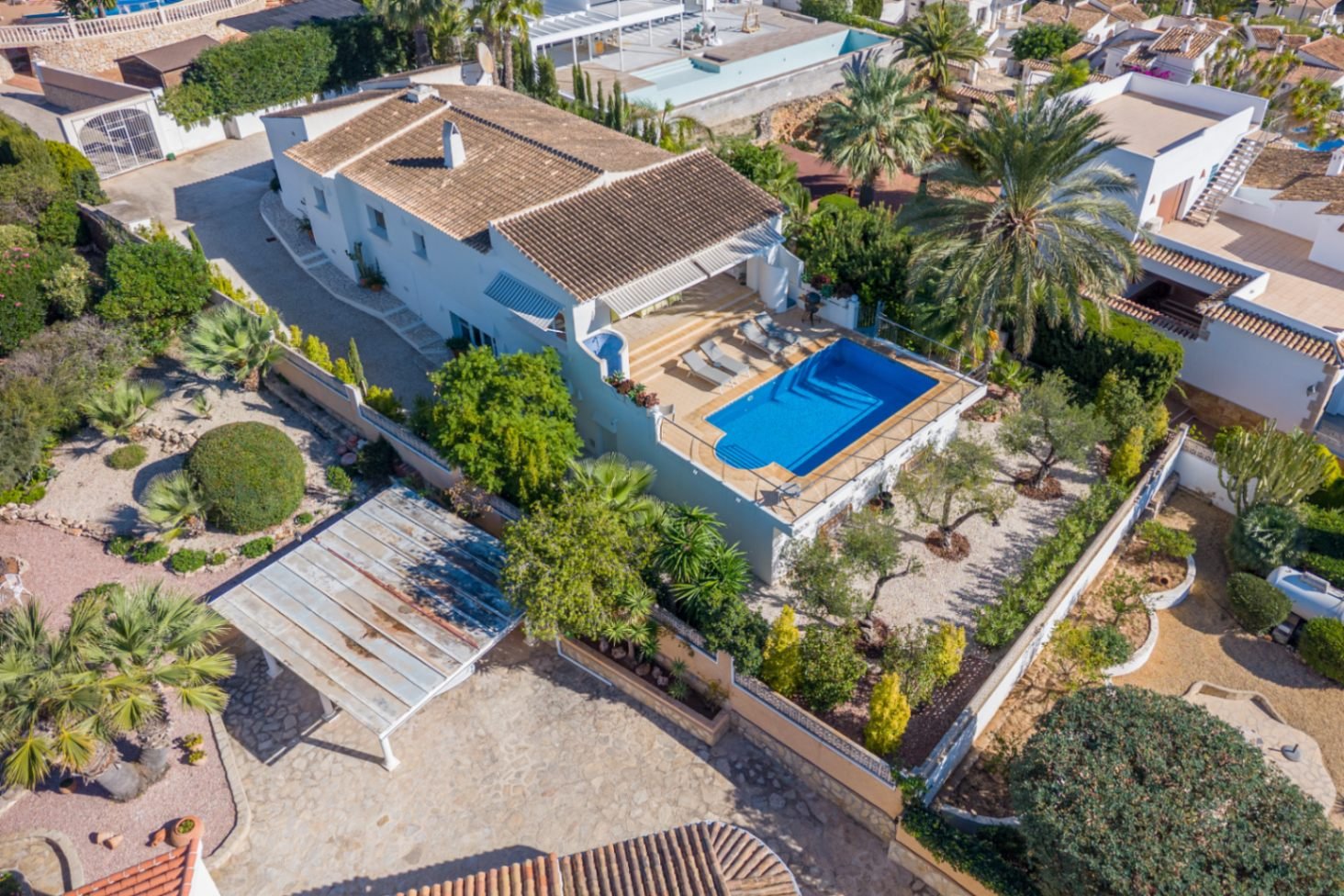 Mediterrane Luxusvilla mit spektakulärem Meerblick