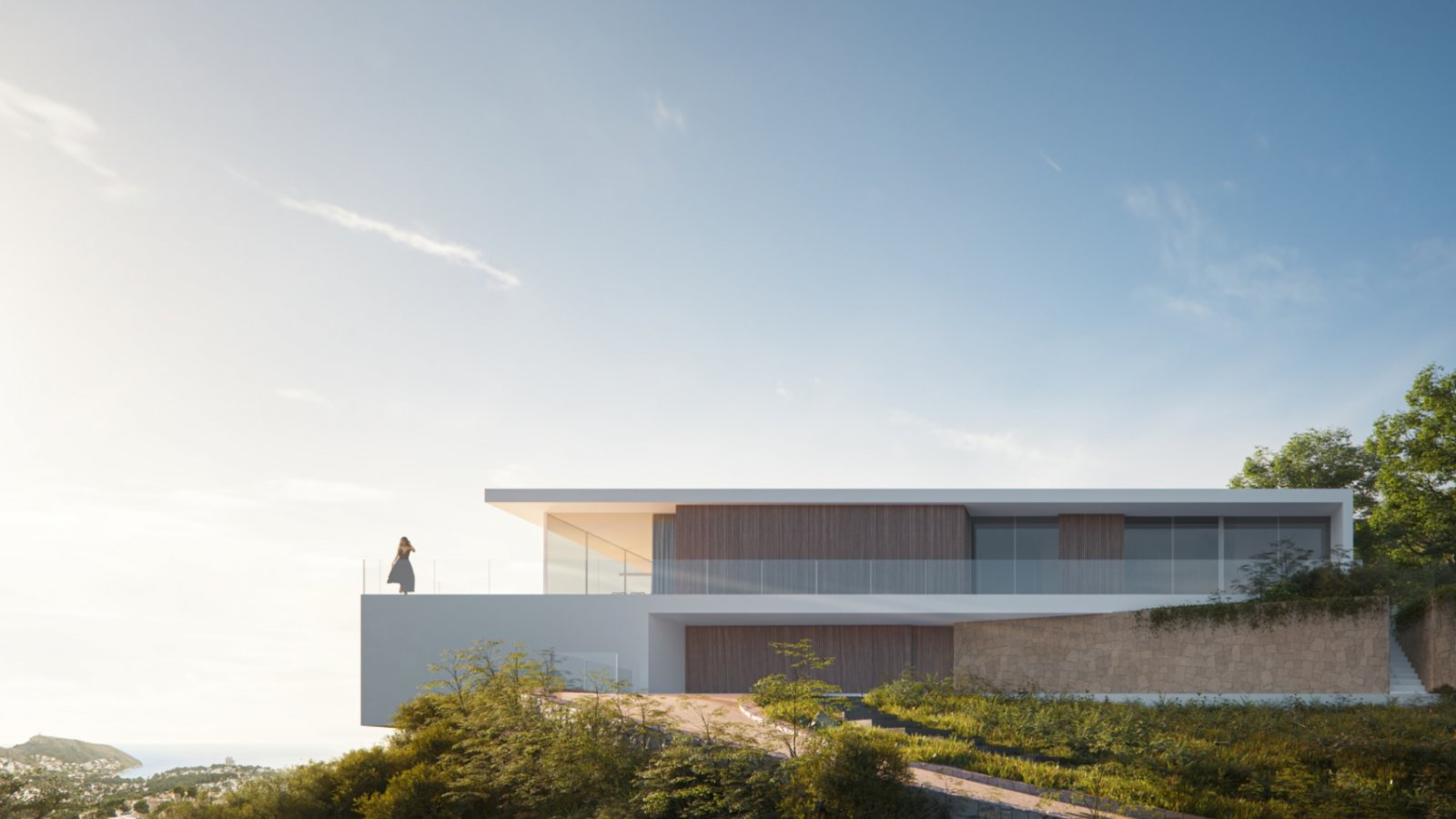 Imposing luxury new build villa in Moraira. Double sized plot of more then 1.800 sqm in the desired are of el Portet/Verde Pino, close to Moraira c...