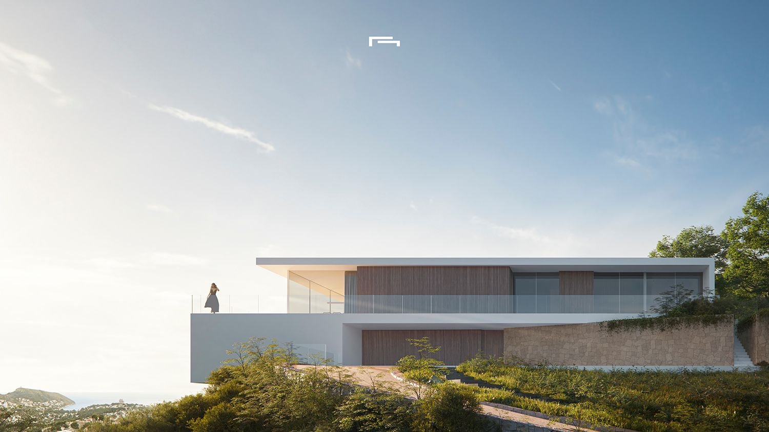 Imposing luxury new build villa in Moraira. Double sized plot of more then 1.800 sqm in the desired are of el Portet/Verde Pino, close to Moraira c...