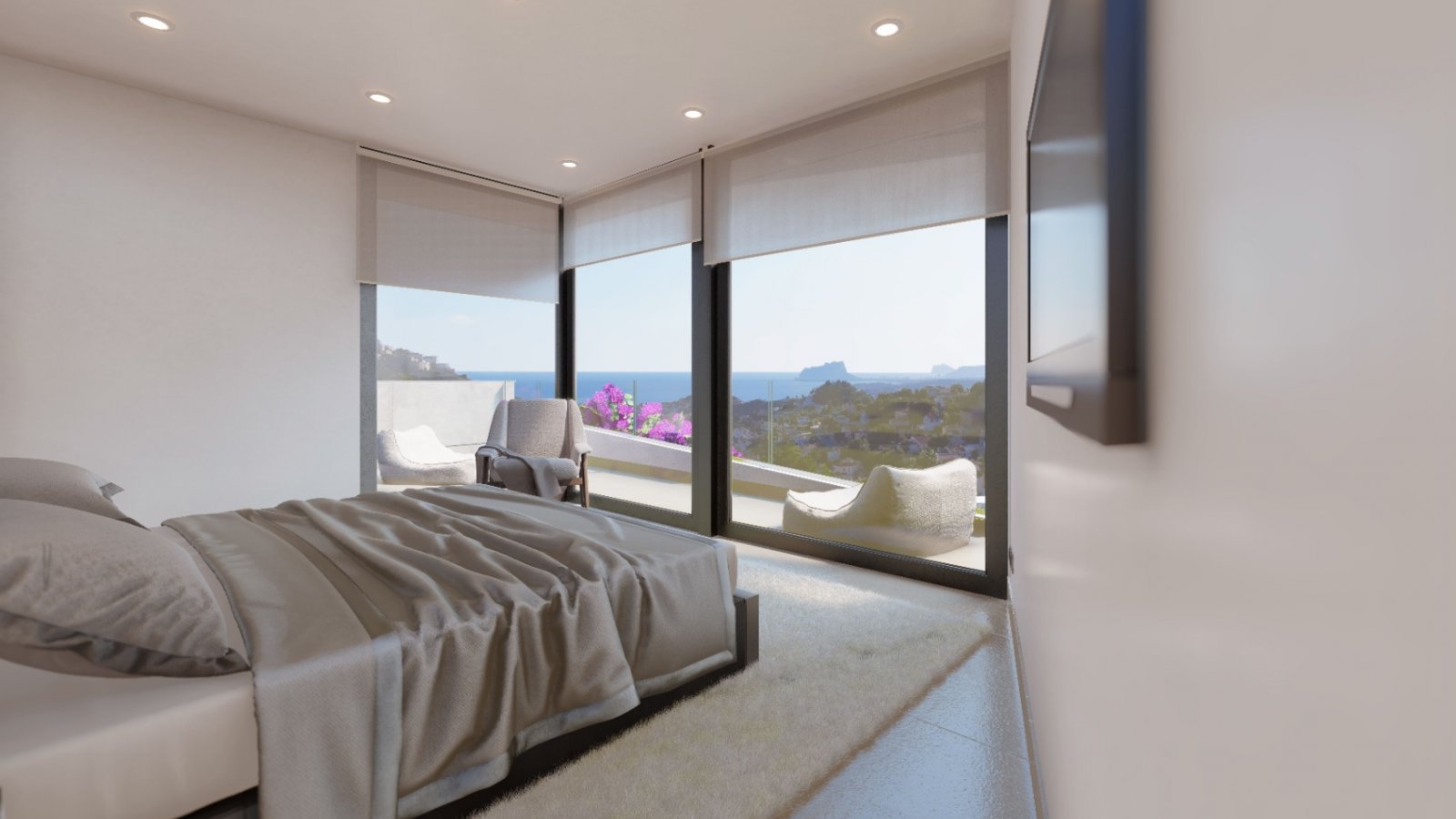 Promotion of 16 modern villas with sea views and fabulous open views of the mountain/valley. Enjoy a panoramic view of the sea towards Calpe with t...