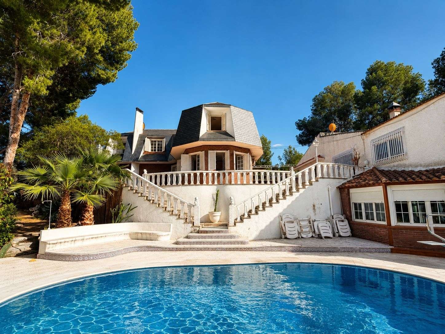 El Palmar : Große Finca mit zwei freistehenden Villen 