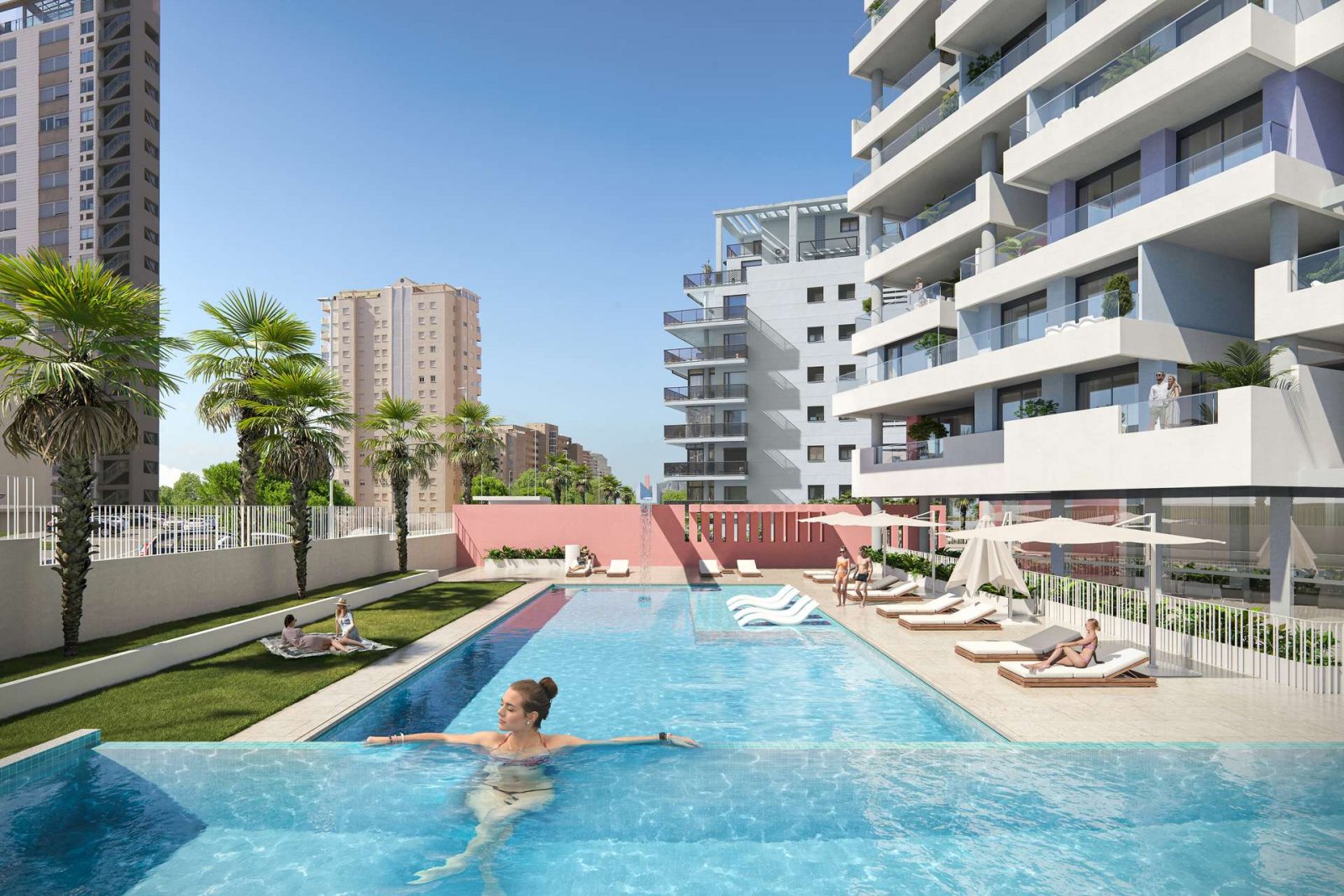 Exklusives Penthouse mit Blick auf das Meer