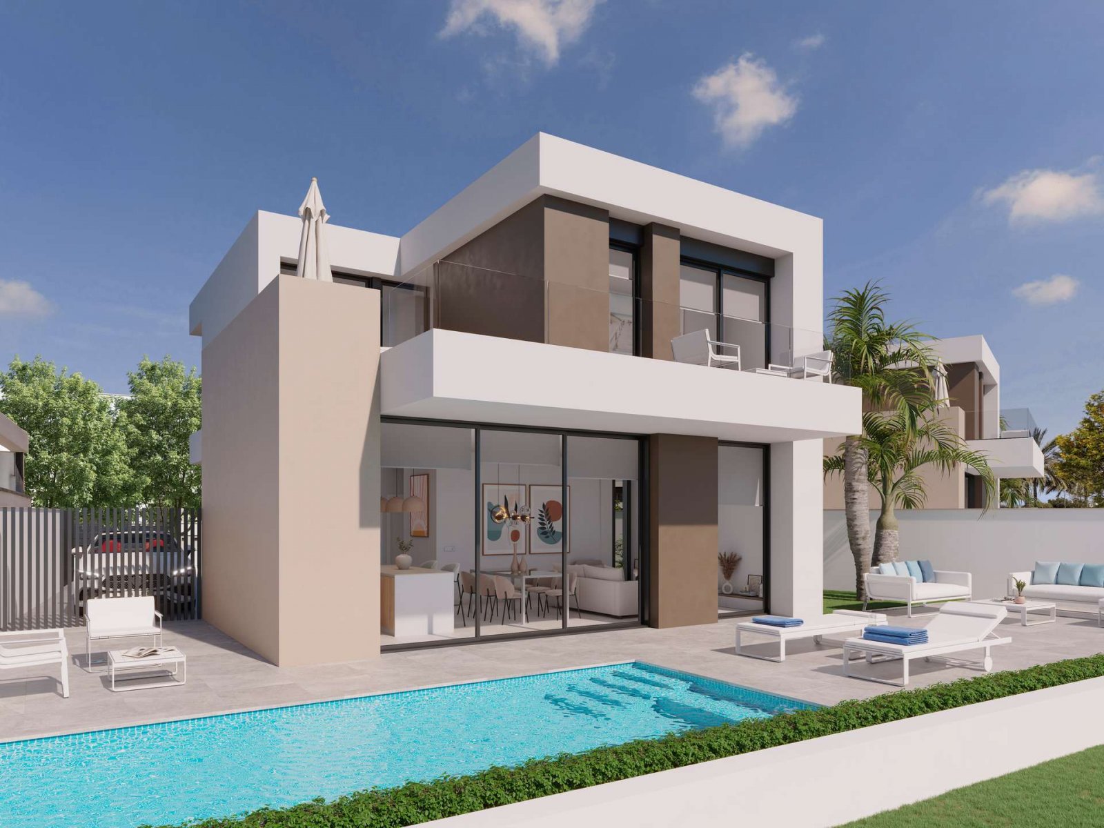 Moderne Villa in erster Golflinie im exklusiven Roda Golf Resort