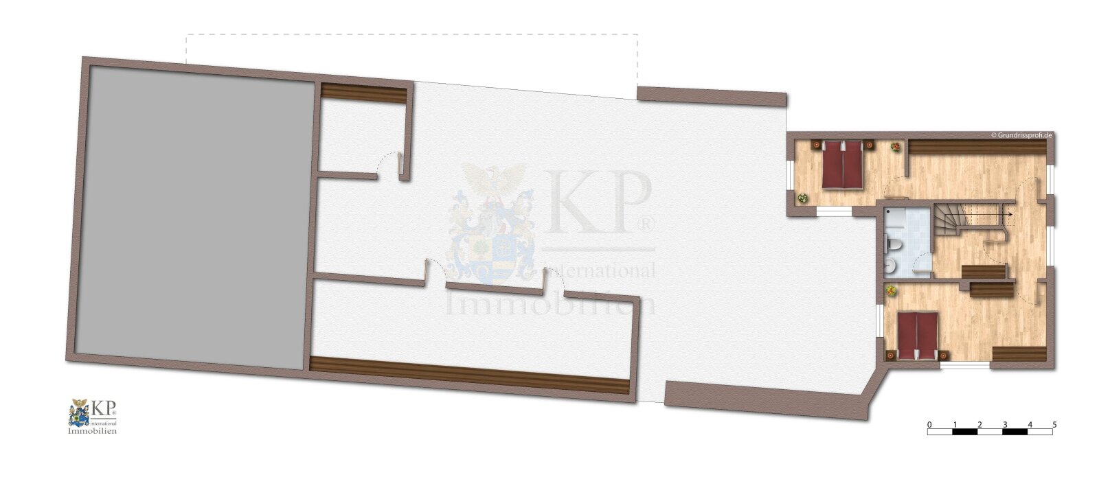 FLOOR PLAN OF THE UPPER FLOOR