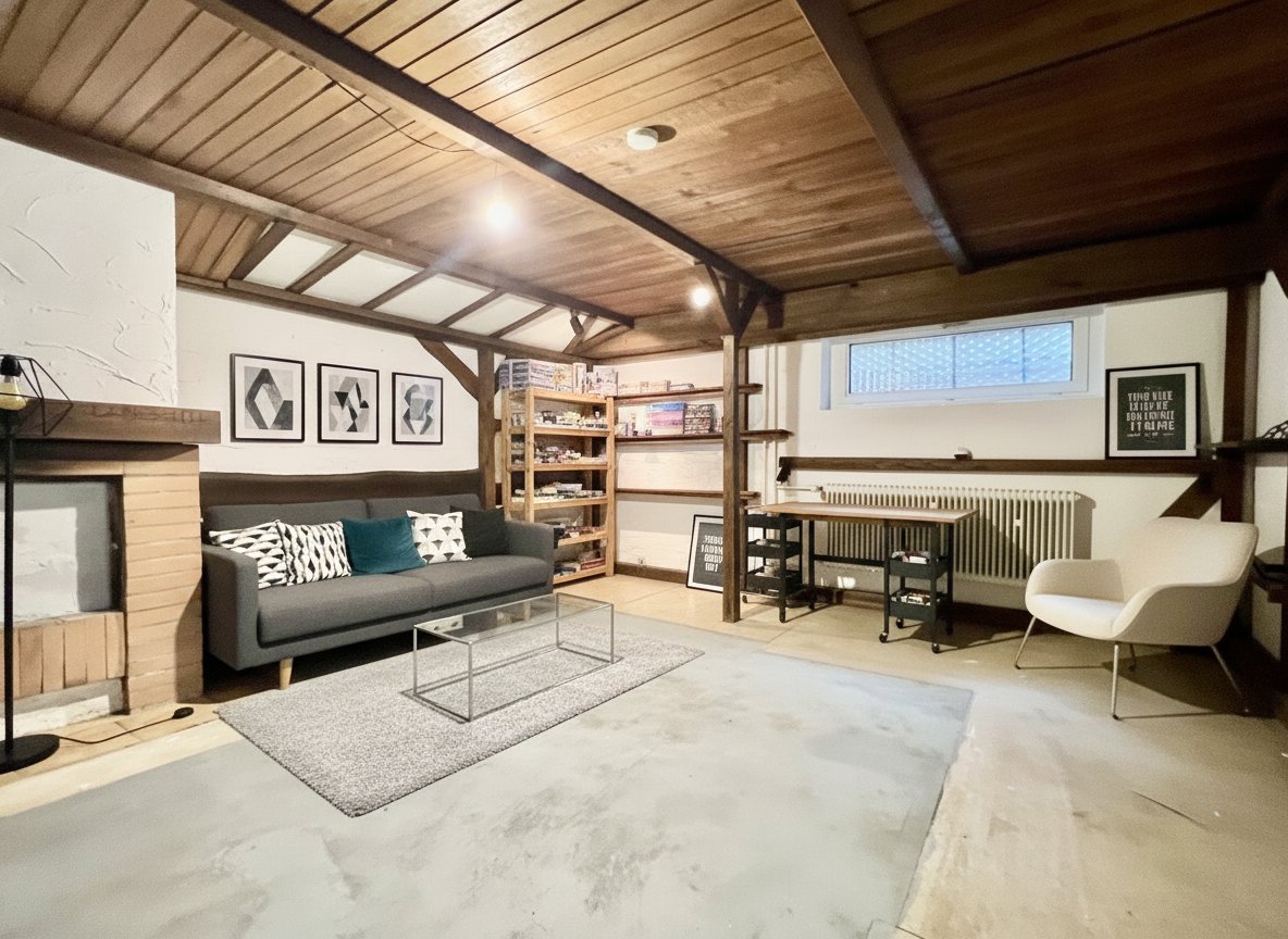 BASEMENT ROOM - AI Homestaging